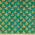 In The Beginning Quilt Fabrics Hey Diddle Diddle Flower Trios Digital Print Teal