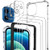 Luibor compatible with iPhone 12 Mini Screen Protector-3 Pack-- compatible with iPhone 12 Mini Case  compatible with iPhone 12 Mini Camera Lens Protec