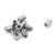 FarBoat 10Pcs String Through Body Ferrules Mounting Replacement Part for Electric Guitar -Chromed-
