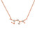 PAVOI 14K Rose Gold Plated Astrology Constellation Horoscope Zodiac Necklace 16-18 - Sagittarius