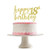 Happy 18th Birthday Cake Topper- 18th Birthday Party Decorations 18th Birthday Cake Topper 18th Anniversary Party Decor?Gold Glittery ?