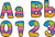 Creative Teaching Press Poppin' Patterns 4-Inch Playful Patterns Designer Letters (1227)
