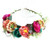 LLinfflr Women Floral Crown Flower Garland Headband Hair Wreath Floral Halo Headpiece Boho with Ribbon Wedding Party Photos LLinfflr Women Floral Crown Flower Garland Headband Hair Wreath Floral Halo Headpiece Boho with Ribbon Wedding Party Photos