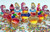 Alice in Wonderland Themed Birthday Cupcake Toppers Featuring Alice, Cheshire and More!