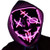 Halloween Mask LED Light Up Mask Scary Glowing Mask for Festival Cosplay Halloween Costume Party -pink-