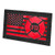 Black and Red Reflective Fire Department Firefighter American Flag 2x3-5 Rescue FD Morale Tactical Patch