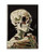 Pinsanity Van Gogh Skull With Burning Cigarette Painting Enamel Lapel Pin