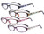 Eyekepper 4 Pack Print Womens Reading Glasses - Ladies Fashion Small Readers for Women Reading -2-00