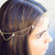 Fairyu Boho Gold Sequins Hair Chain Pearl Head Chain Festival Wedding Headpiece Headband Hair Jewelry for Women and Girls