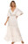 Wicky LS Womens Deep V Neck Short Sleeve Backless Chiffon Dress Boho Long Dresses?White m?