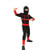 Wizland Ninja Costume Ninja Costume Boys Ninja Costume for Boys Ninja Costume for Kids 7-9yrs Black