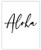 Aloha Typography Wall Art Print Unique Room Decor - -11x14- Unframed Picture - Great Gift Idea Under 15