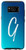 Galaxy S8 Blue Gradient Initial G Phone Case Cool Ombre Blue Letter G Case