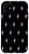iPhone 11 Pastel Light Purple Lightning Bolt Pattern Black Case