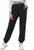 Odosalii Womens Sweatpants High Waisted Drawstring Joggers Pants Yoga Workout Lounge Pants with Pockets Black