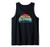 Party In Slow Motion Funny Retro Pontoon Boat Tank Top