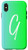 iPhone X-XS Initial G Phone Case Blue to Bright Green Gradient Letter G Case