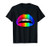 Rainbow Lips Proud Gay Lesbian Show Pride LGBT Gift T-Shirt