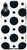iPhone XR Boho Polka Dot Pattern Black White classic design Case