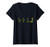 Womens Frequency Modulation FM Synthesis Synth Digital DAW Studio V-Neck T-Shirt