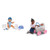 BABY born Interactive Boy Doll -Blue Eyes- and Little Tikes Classic Doll Buggy - Bundle