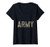 Womens ARMY Digital Camo V-Neck T-Shirt