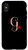 iPhone X-XS Letter G rose pink monogram phone case  initial G black Case