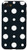 iPhone SE -2020- - 7 - 8 Boho Polka Dot Pattern Black White classic design Case