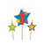 Amscan 175203#1 Decorative Pick Candles, 3 Pieces, Multicolor