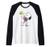 Peanuts Snoopy Woodstock Flowers Raglan Baseball Tee