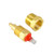 Fan Thermostat Temperature Switch with Hexagonal nut Gold 185 to 175 Degree Electric Engine 3-8 inch Cooling Fan Thermostat Switch