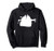 Silhouette Rafting Boat Paddle Canoe Rafter Kayaker Boating Pullover Hoodie