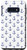 Galaxy S10e Nautical Boat Anchor White Case