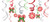 Candy Cane Swirl Decorations 12ct