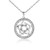 YFN Pentagram Necklace Sterling Silver Pentagram Pentacle Necklace Wiccan Pendant Jewelry for Women Men