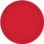 Amscan Paper Plates, Red, 7" 8count