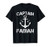 CAPTAIN FABIAN Funny Birthday Personalized Name Boat Gift T-Shirt