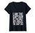 Womens I Am The Captain Of This Boat Skipper V-Neck T-Shirt