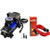 EPAUTO 12V DC Portable Air Compressor Pump  Digital Tire Inflator - 12 Foot Heavy Duty Extension Cord with Cigarette Lighter Plug Socket