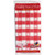 Party Dimensions 54" X 108" Inch Rectangle Tablecover, Red and White, Gingham Pattern