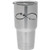 Cup drinkware tumbler sticker - Paw print infinity love dog animal lover pets - cool sticker decal