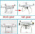 Qiyun Hobbypower Tall Landing Gear for DJI Phantom 1 2 Vision Quadcopter Wide & High Extend (White)