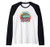 Aloha Hawaii- Retro Surf Beach Van Vintage Hawaiian Raglan Baseball Tee