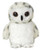 Aurora World Mini Flopsie Snowy Owl Plush Toy