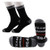 JXGZSO 2 Pairs Vampire Diaries Fans Gift Team Salvatore-Damon-Stefan Since 1864 Socks