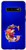 Galaxy S10- Blue floral initial letter G monogram lilac blush flowers Case