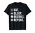 Eat Sleep Baseball Repeat Funny Baseball Player T-Shirt