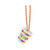 Amscan Cinco De Mayo Fiesta Party Beaded Necklace with FIESTA Shot Glass Pendant, Multi Color, 2 x 2