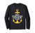 Best Pontoon Captain Ever  Boat Sailor Anchor Nautical Long Sleeve T-Shirt