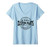 Womens Bionic Hip Club Custom Parts Joint Hip Replacement V-Neck T-Shirt